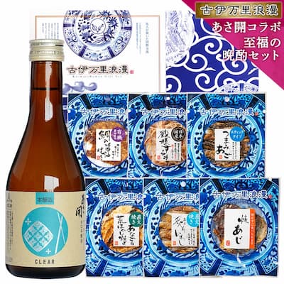 小島食品 【奢華晩酌組合：蔵埠頭COLOR本釀造酒與日本酒相配的下酒菜6選】 節慶禮物 生日禮品 祝賀禮